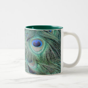 Peacock Feathers Mug