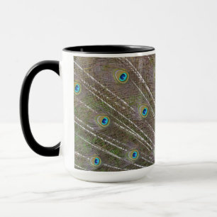 Peacock Feathers Mug