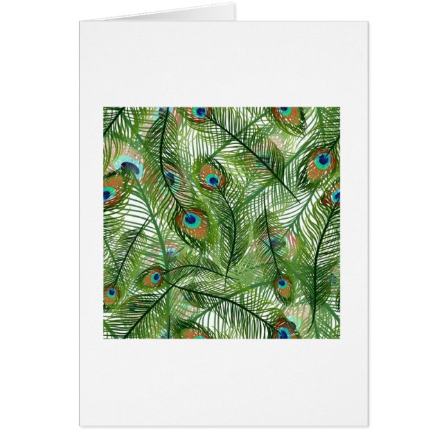 Peacock feathers pattern (Front)