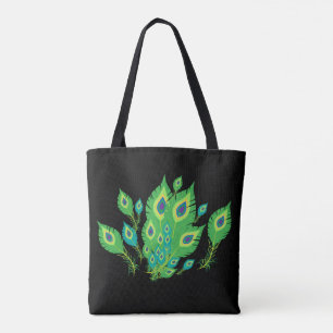 Peacock Feathers   Peacock Birds   Fashion Tote Bag
