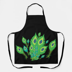 Peacock Feathers Peacock Birds Nature Apron
