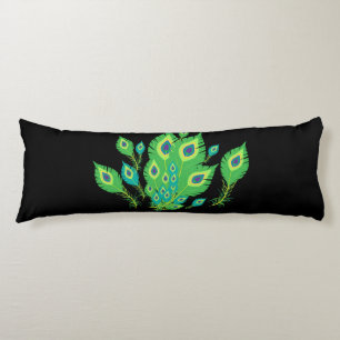 Peacock Feathers   Peacock Birds   Nature Body Cushion