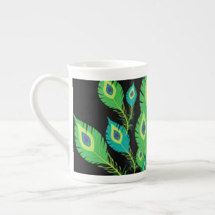 Peacock Feathers   Peacock Birds   Nature Bone China Mug