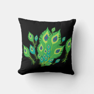 Peacock Feathers Peacock Birds Nature Cushion