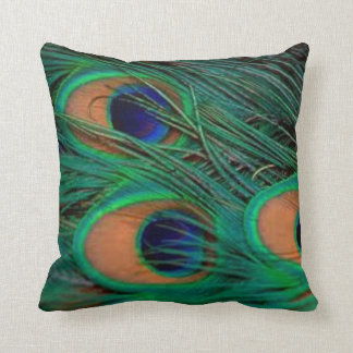 Peacock Feathers Pillow