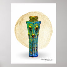 Peacock Feathers Print, Value Poster Paper (Matte)