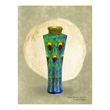 Peacock Feathers Print, Value Poster Paper (Matte)