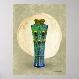 Peacock Feathers Print, Value Poster Paper (Matte)