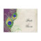 Peacock Feathers RSVP Response Cards