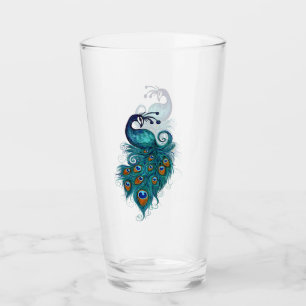 Peacock Feathers Teal Peacocks Glass