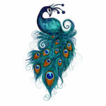 Peacock Feathers Teal Peacocks                     Photo Sculpture Badge<br><div class="desc">A flash of teal, a regal sight The peacock struts with all its might Its feathers shimmer in the light A true spectacle, a stunning sight Turquoise hues, so bright and bold A feast for eyes, a joy to behold The peafowl's feather, a treasure to hold A symbol of beauty,...</div>