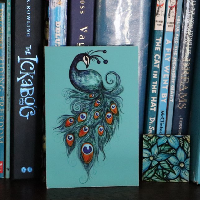 Peacock Feathers Teal Peacocks                     Poster (Creator Uploaded)