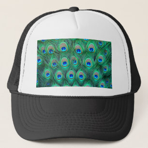 Peacock Feathers Trucker Hat