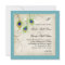 Peacock Feathers Wedding Invitation
