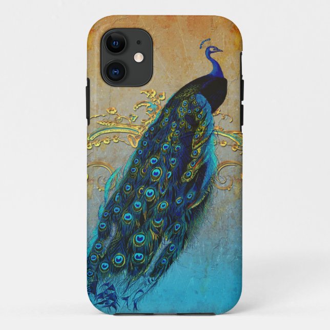 Peacock & Filigree Case-Mate iPhone Case (Back)