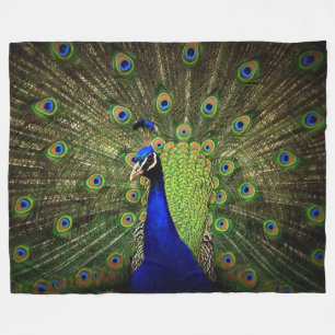 Peacock Fleece Blanket