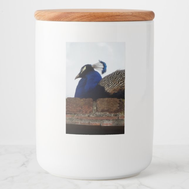 Peacock Food Container Label (Front)