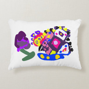 Peacock fun cool decorative cushion