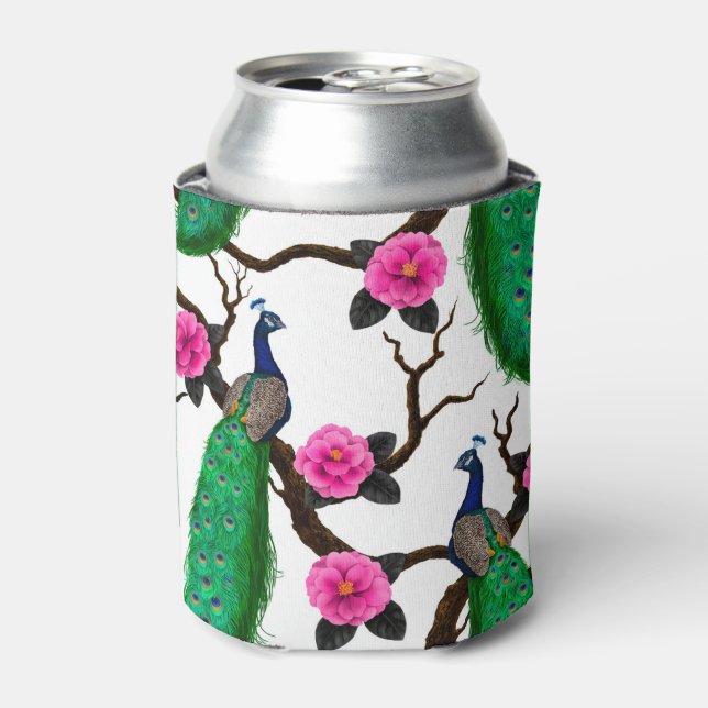Peacock garden can cooler (Can Front)