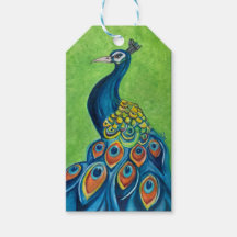 Peacock Gift Tag