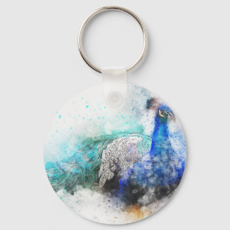 Peacock Gifts Key Ring
