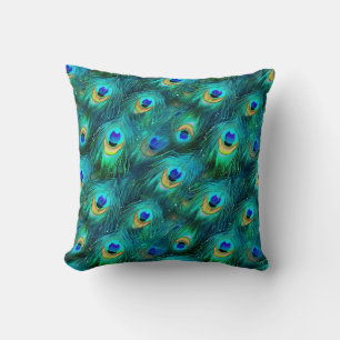 Peacock Glory Cushion