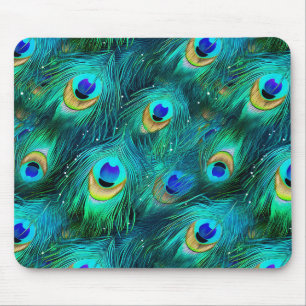 Peacock Glory Mouse Pad
