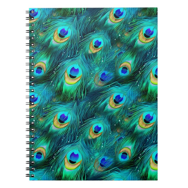Peacock Glory Notebook (Front)