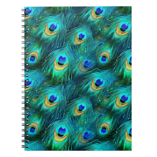 Peacock Glory Notebook (Front)
