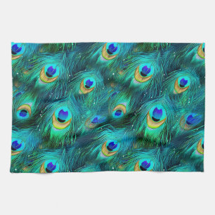 Peacock Glory Tea Towel