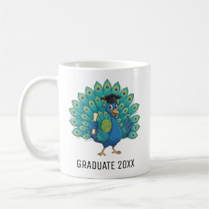Peacock Graduation  Coffee Mug