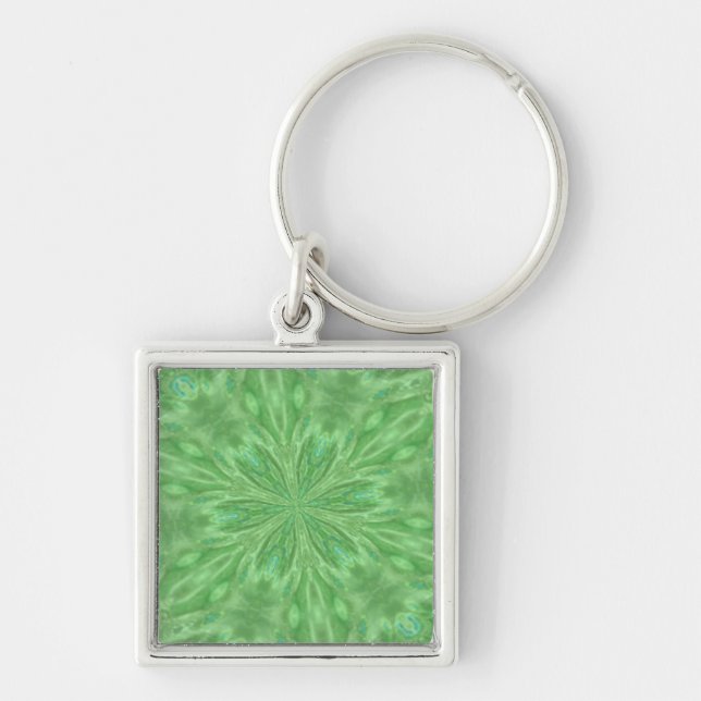Peacock Green Key Ring (Front)
