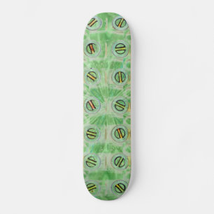 Peacock Green Screws Skateboard