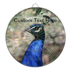 Peacock Head Closeup Dartboard