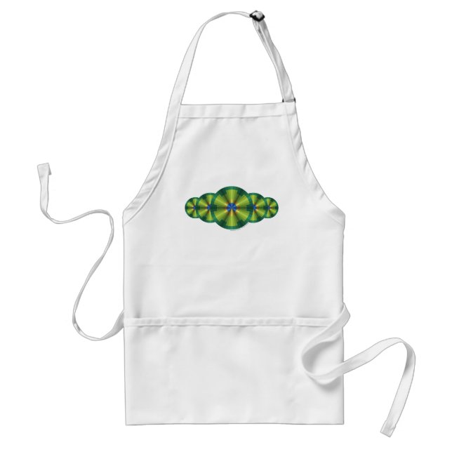 Peacock Illusion Apron (Front)