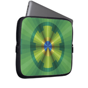 Peacock Illusion Laptop Case