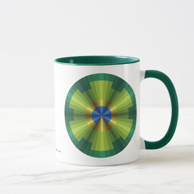 Peacock Illusion Mug (Right)