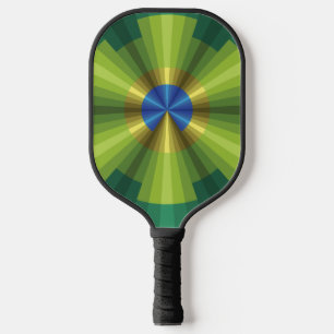 Peacock Illusion Pickleball Paddle