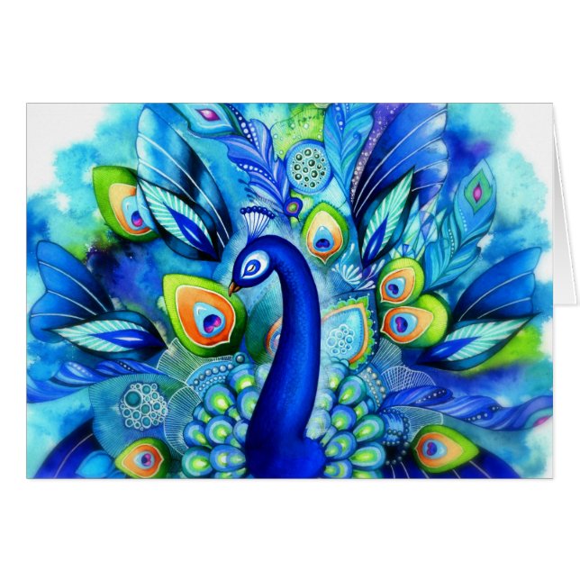 Peacock in Full Bloom (Front Horizontal)