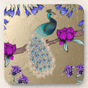 Peacock In Gold Coaster