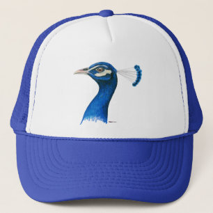 Peacock: Indian Blue Trucker Hat
