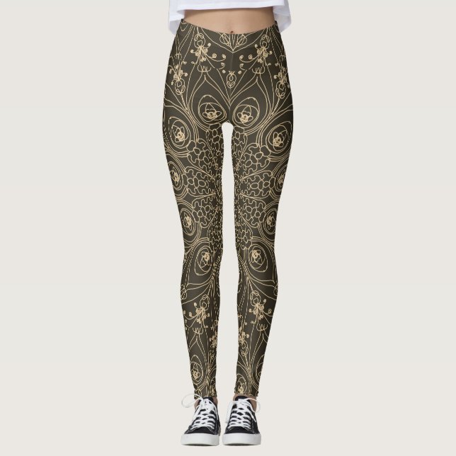 Peacock inspirations leggings (Front)