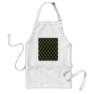 Peacock Inspired Background Standard Apron