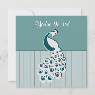 Peacock Invitation