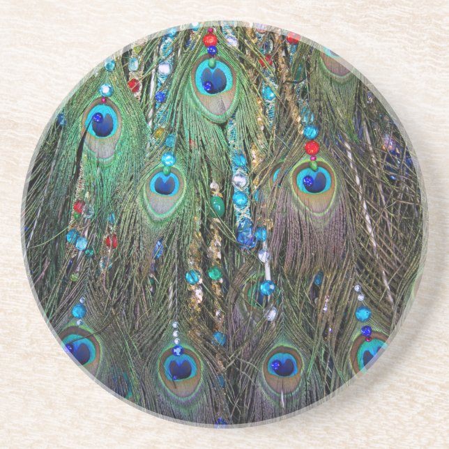 Peacock Jewelery Coaster (Front)
