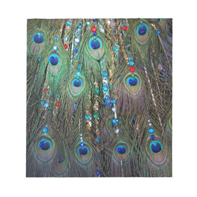 Peacock Jewelery Notepad (Front)