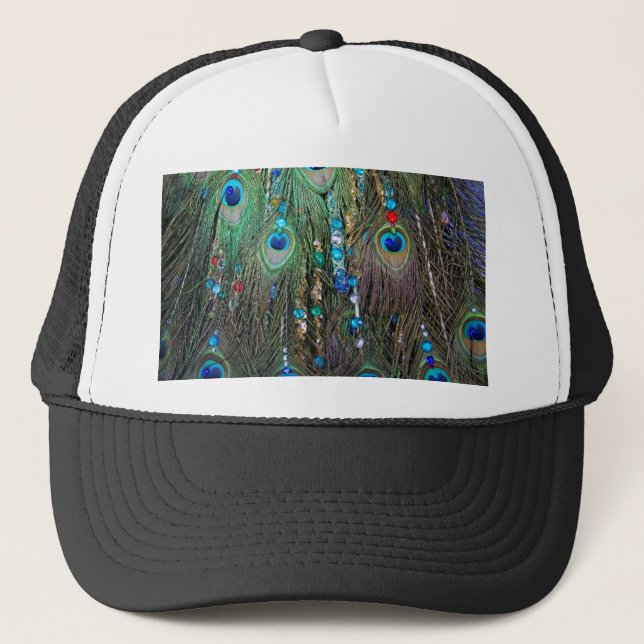 Peacock Jewelery Trucker Hat (Front)