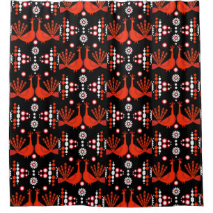 Peacock Jewellery And Decor Shower Curtain