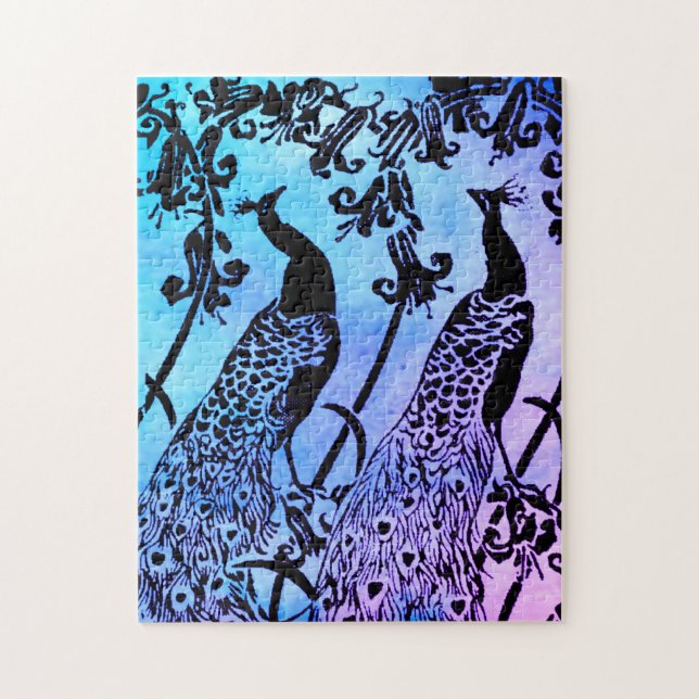 Peacock Jigsaw Puzzle (Vertical)