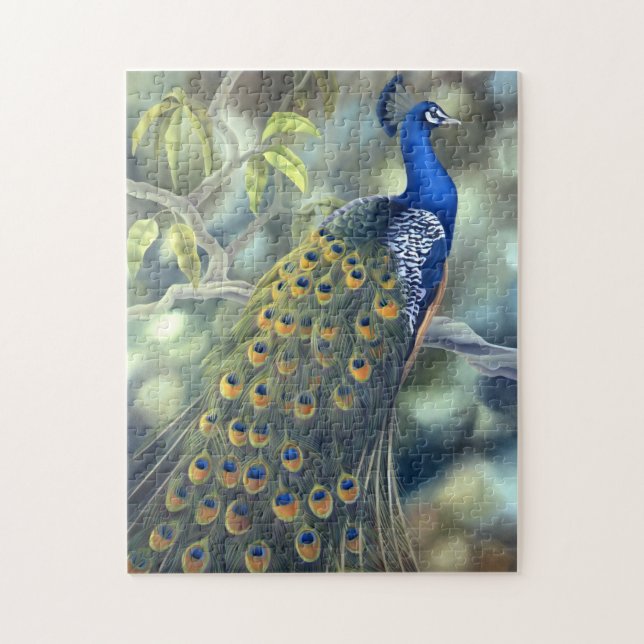 Peacock JigSaw Puzzle (Vertical)